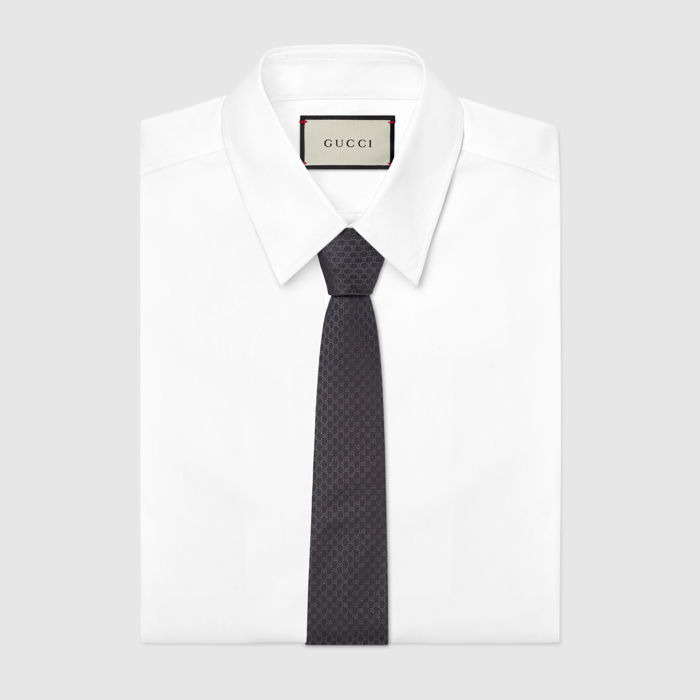 GG silk jacquard tie - 2