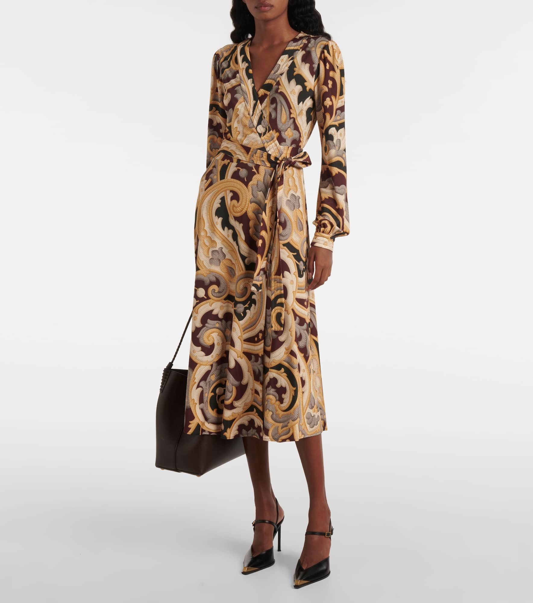 Printed midi dress - 2