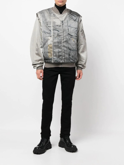 Diesel multiple-pocket bomber jacket outlook