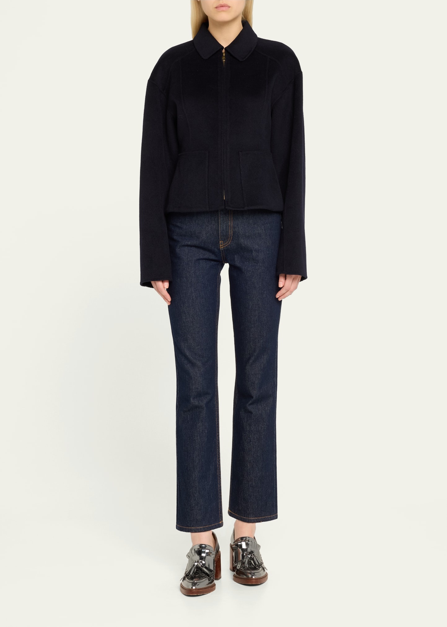 Carina Wool and Cashmere Slim Jacket - 2