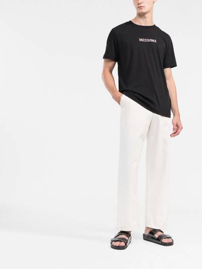 Missoni logo-embroidered T-shirt outlook