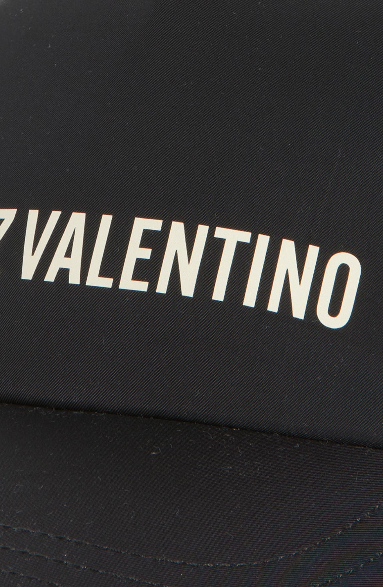 Valentino Garavani Chez Valentino Embroidered Trucker Hat in Black/Ivory at Nordstrom - 3