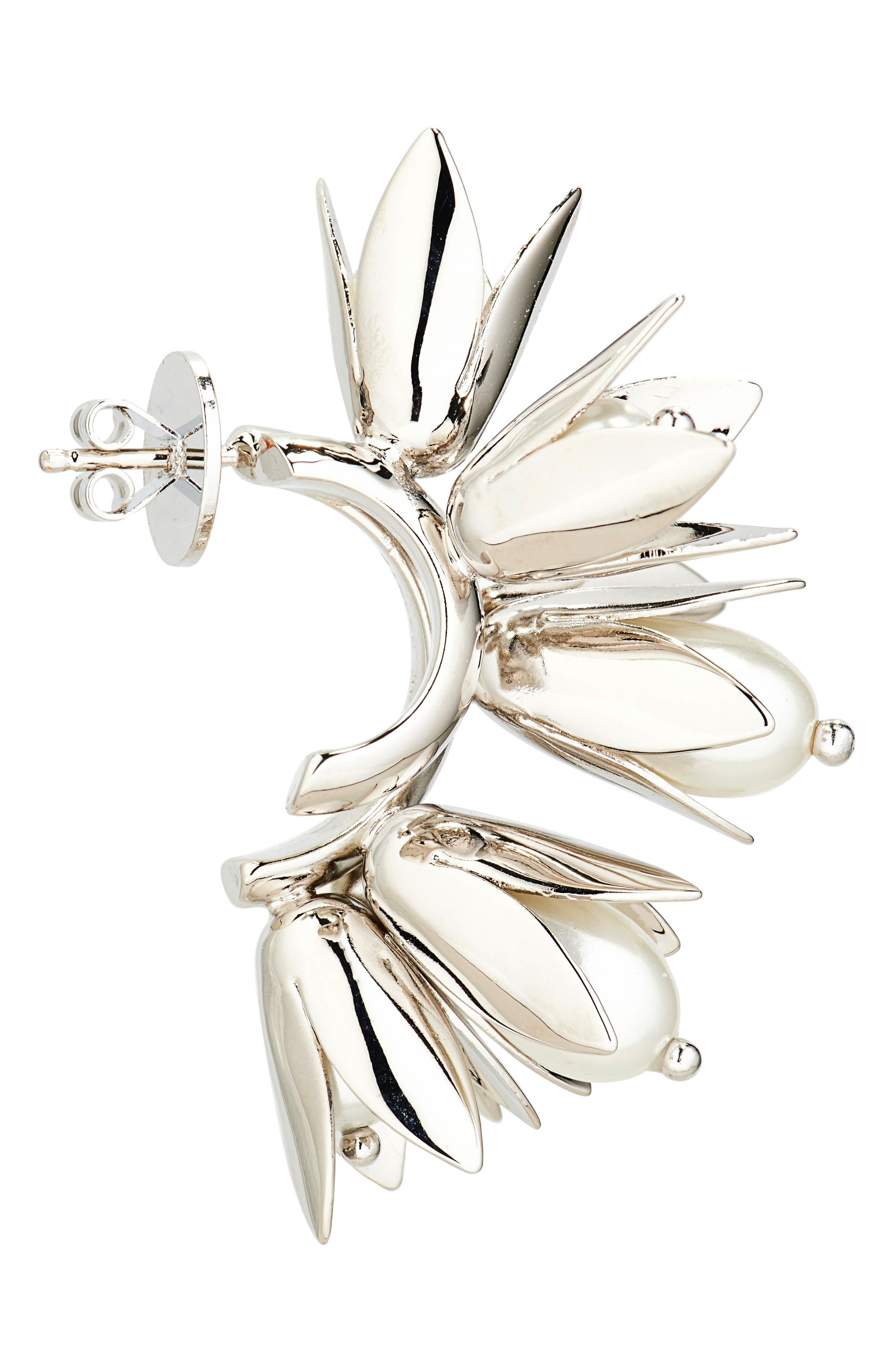 Simone Rocha Encased Faux Pearl Flower Cluster Earrings at Nordstrom - 3