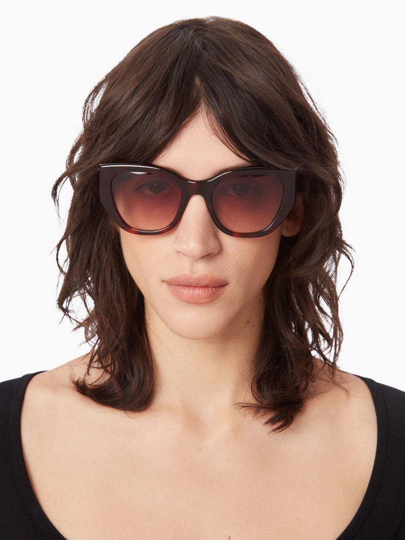NINA RICCI Waves butterfly shiny havana Sunglasses outlook