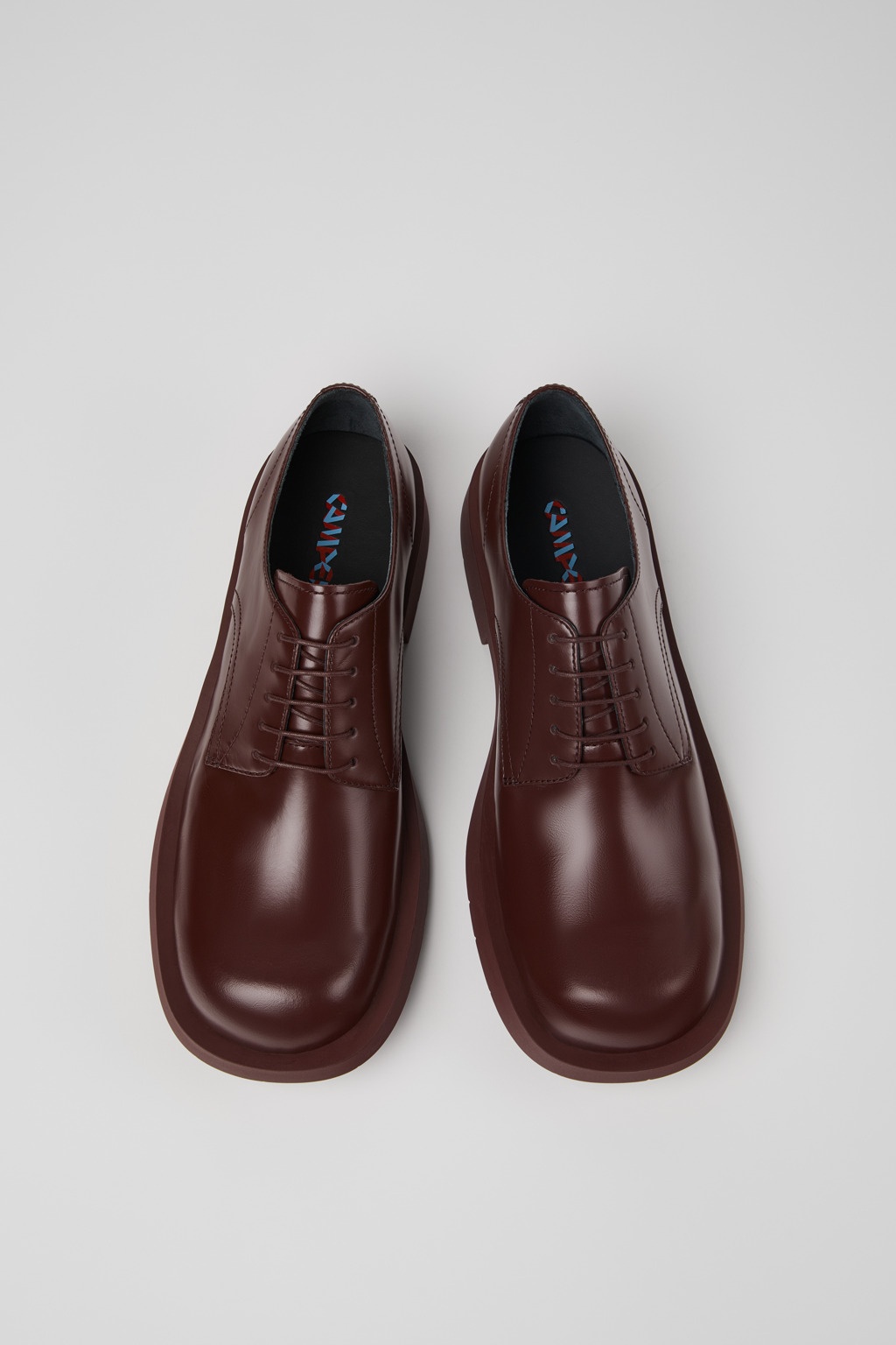 Burgundy Leather Shoes - 4