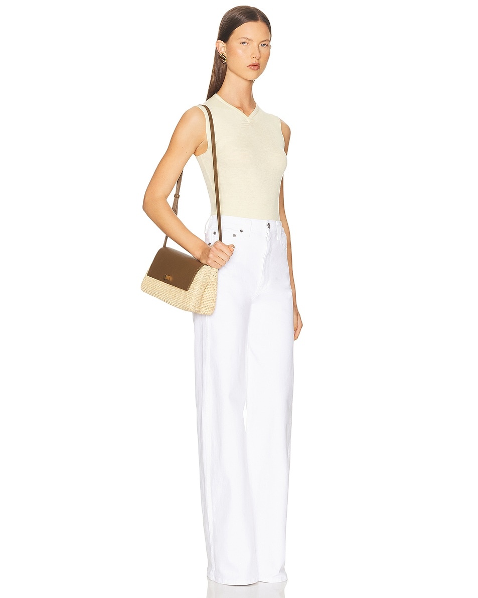 Audrey Raffia Crossbody Bag - 2