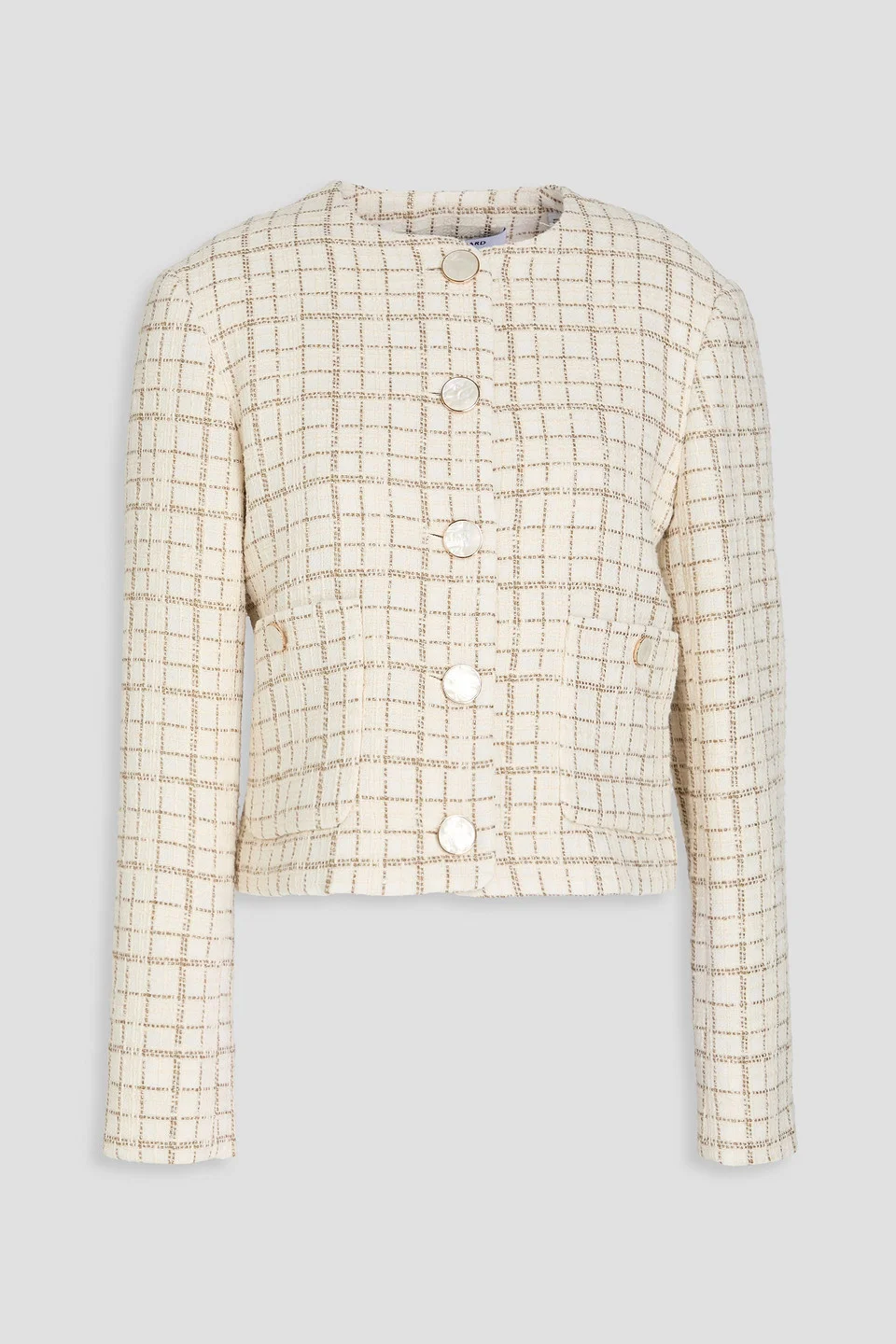 Andrea metallic tweed jacket - 1