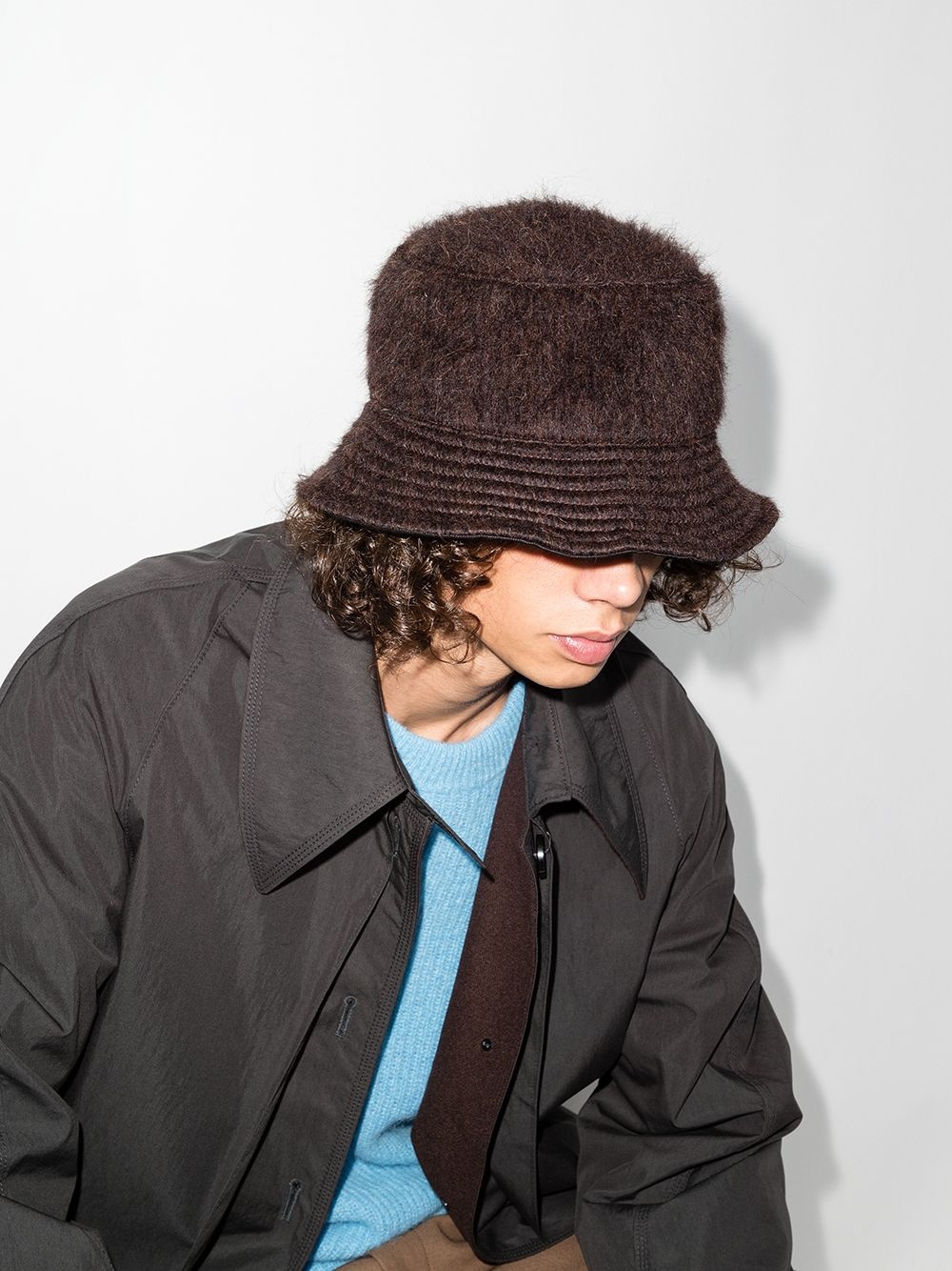 textured-finish bucket hat - 2