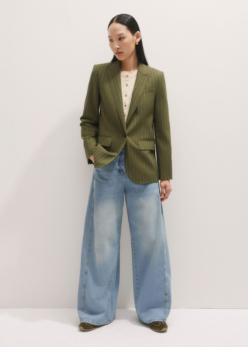 Sharp Shoulder Blazer 4