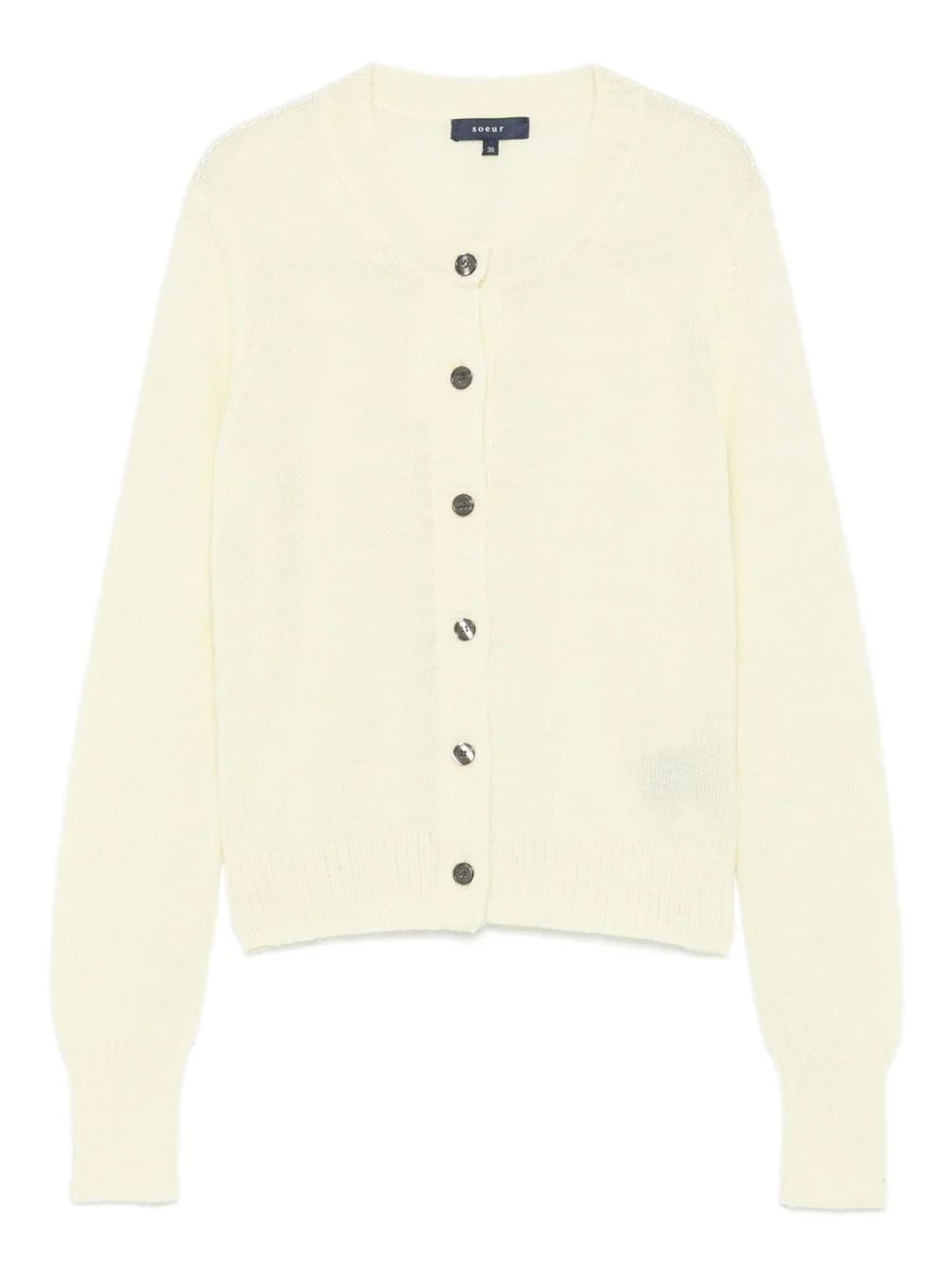 Griffith button-front wool cardigan - 1