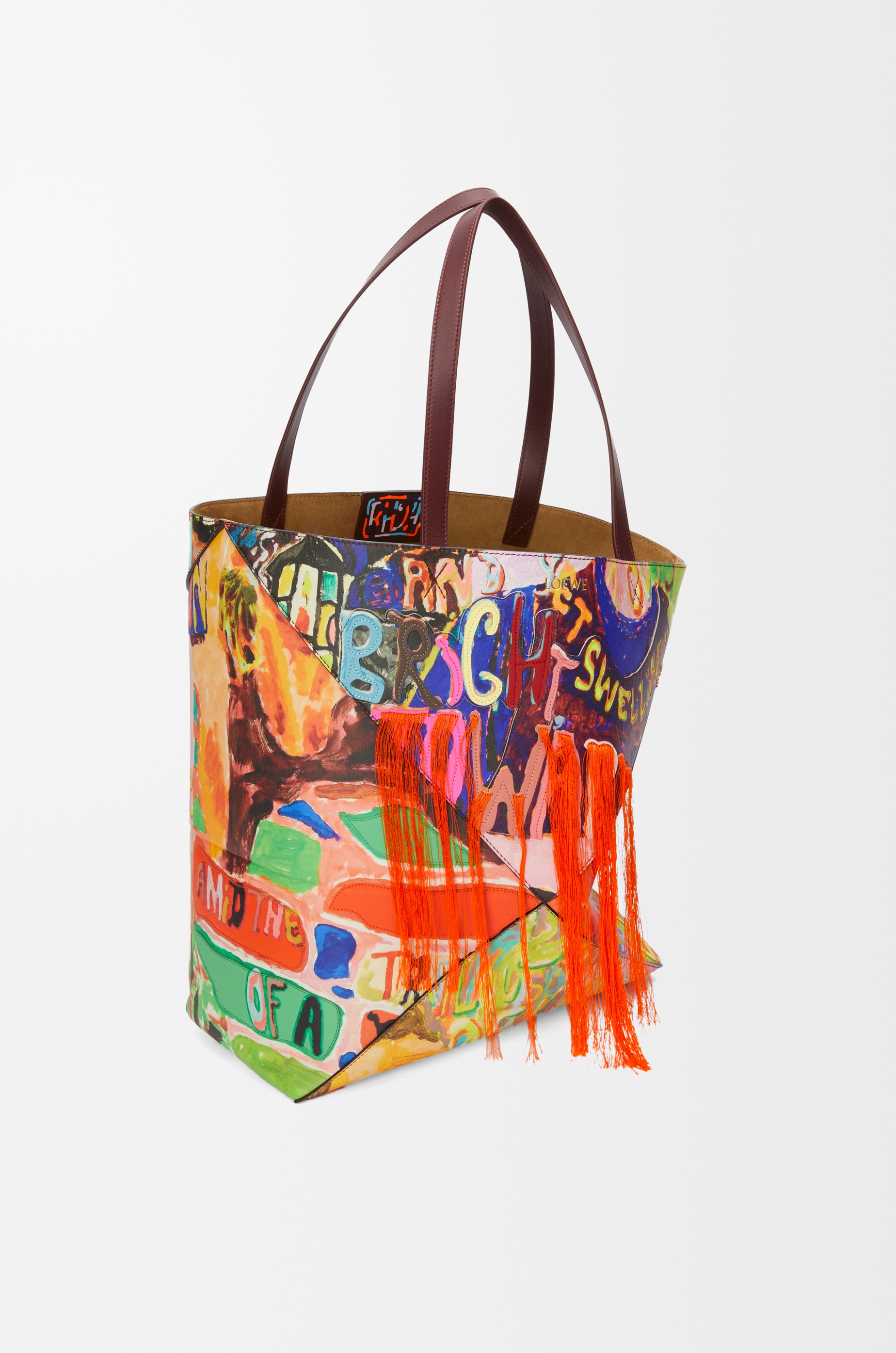 XL Puzzle Fold tote in classic calfskin - 4