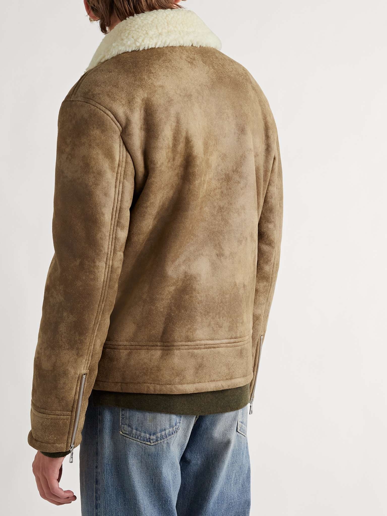 Faux Shearling Blouson Jacket - 4