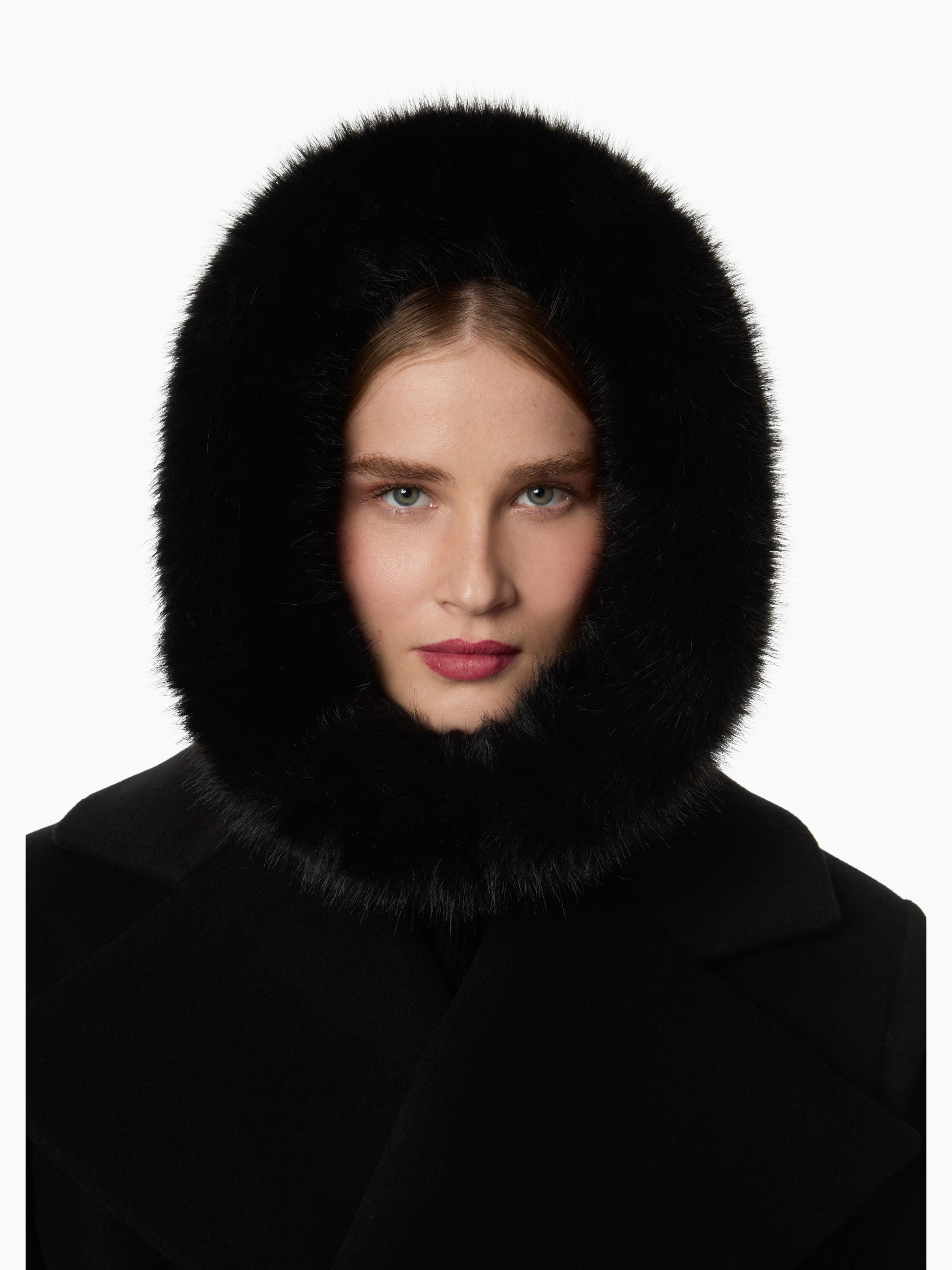 Faux Fur Hood - 2