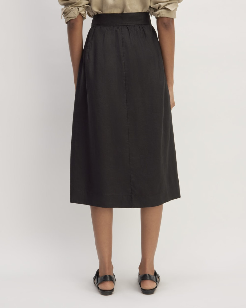 THE LINEN WRAP SKIRT 6