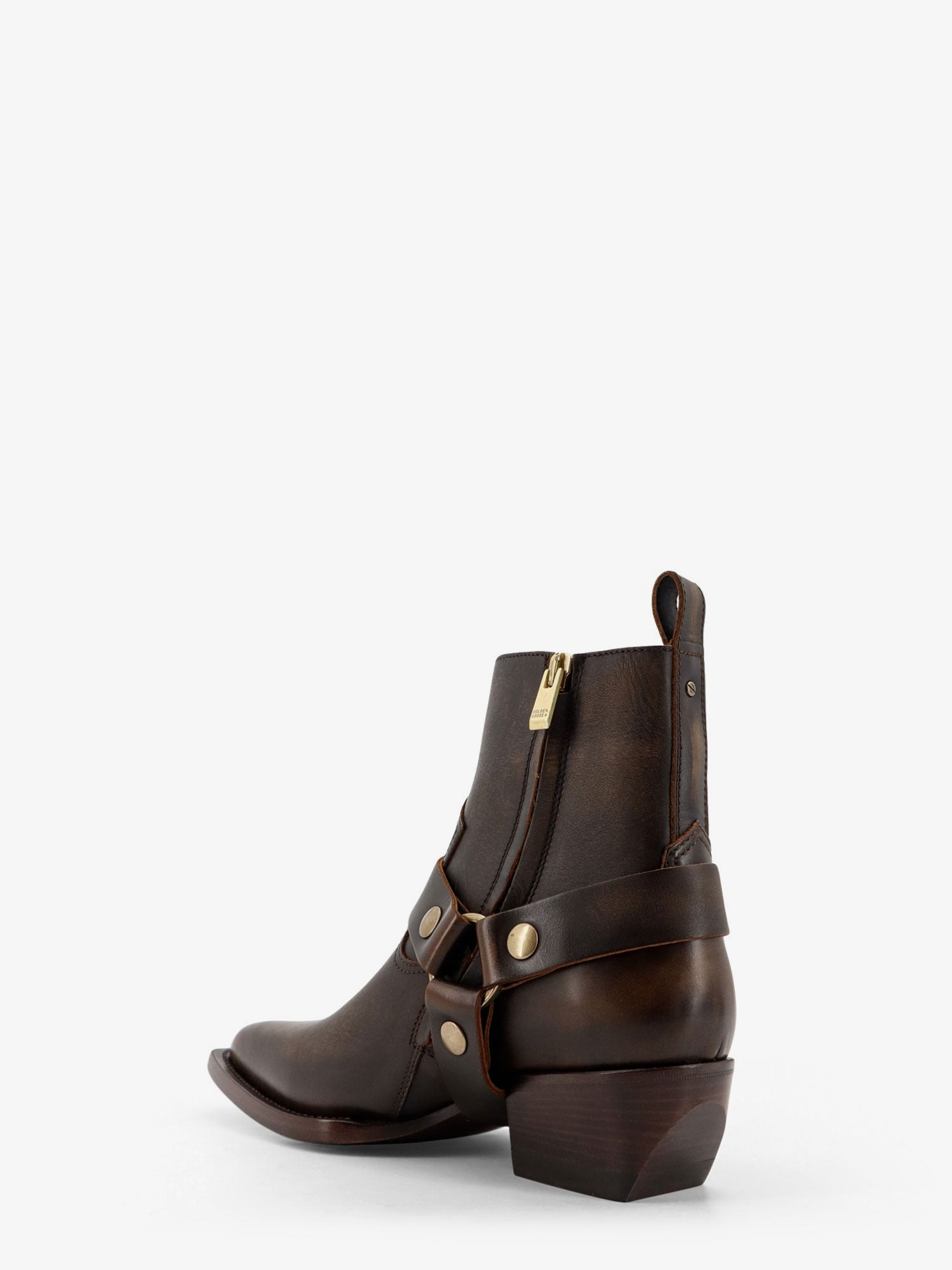 Debbie Distressed Leather Boots - 3
