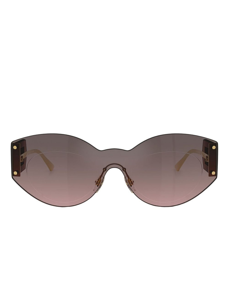 geometric-frame sunglasses 1