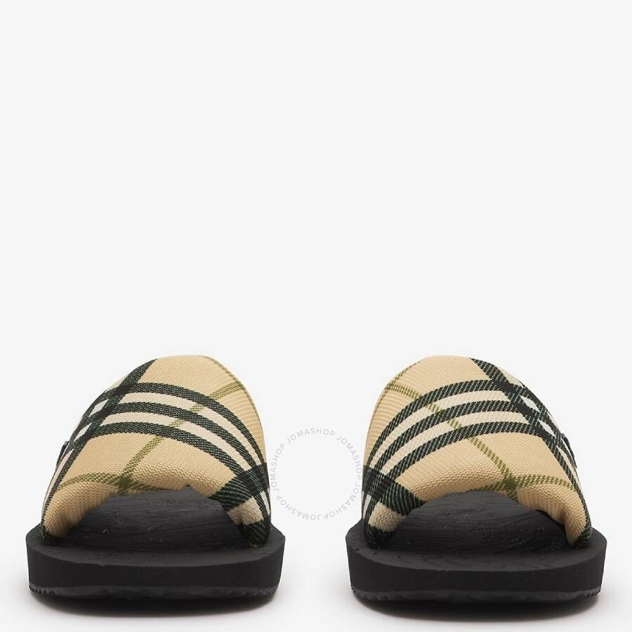 Burberry Check Trek Slides - 2