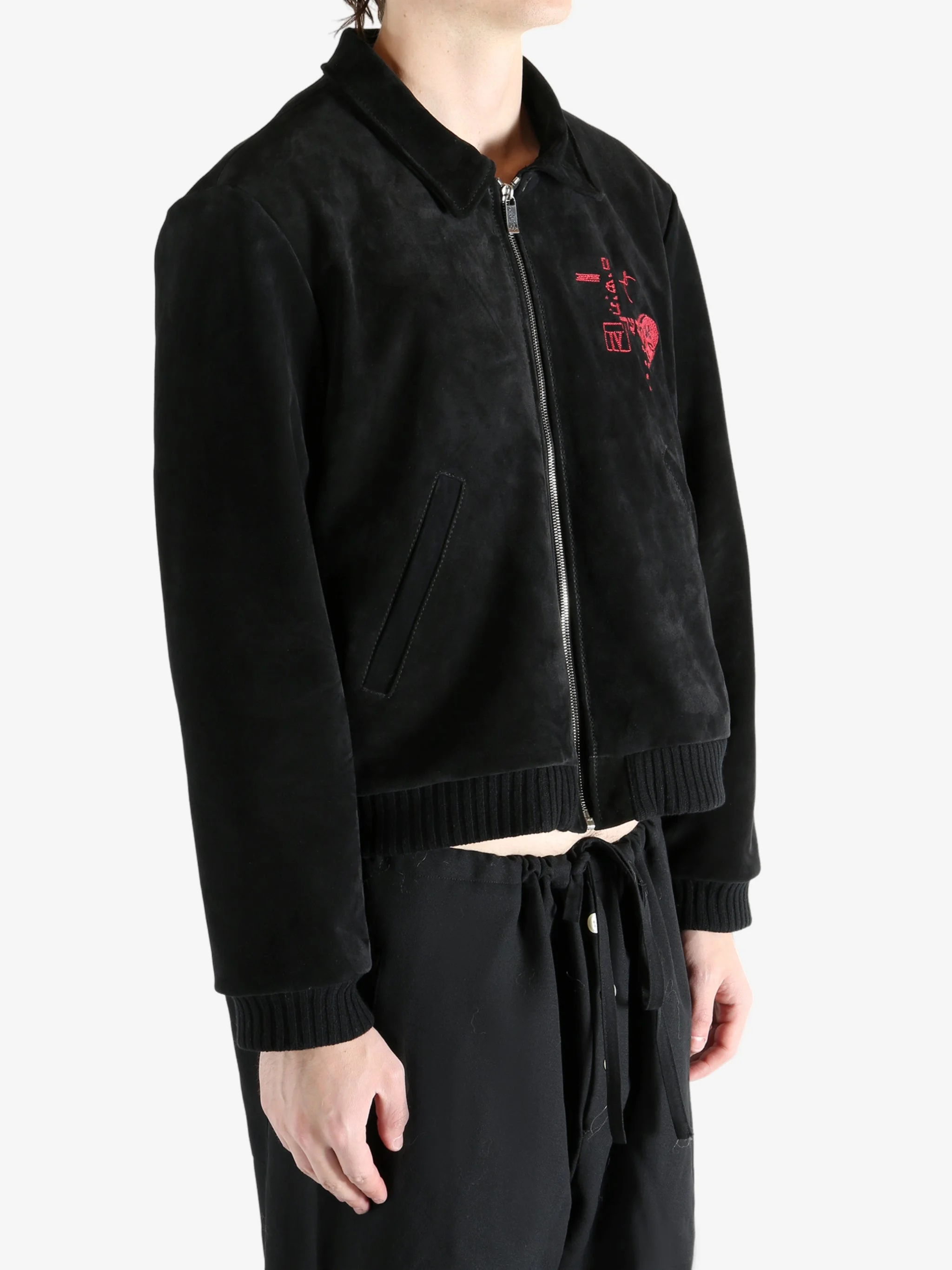 ENFANTS RICHES DEPRIMES - Men Suede Constructivist Jacket - 1