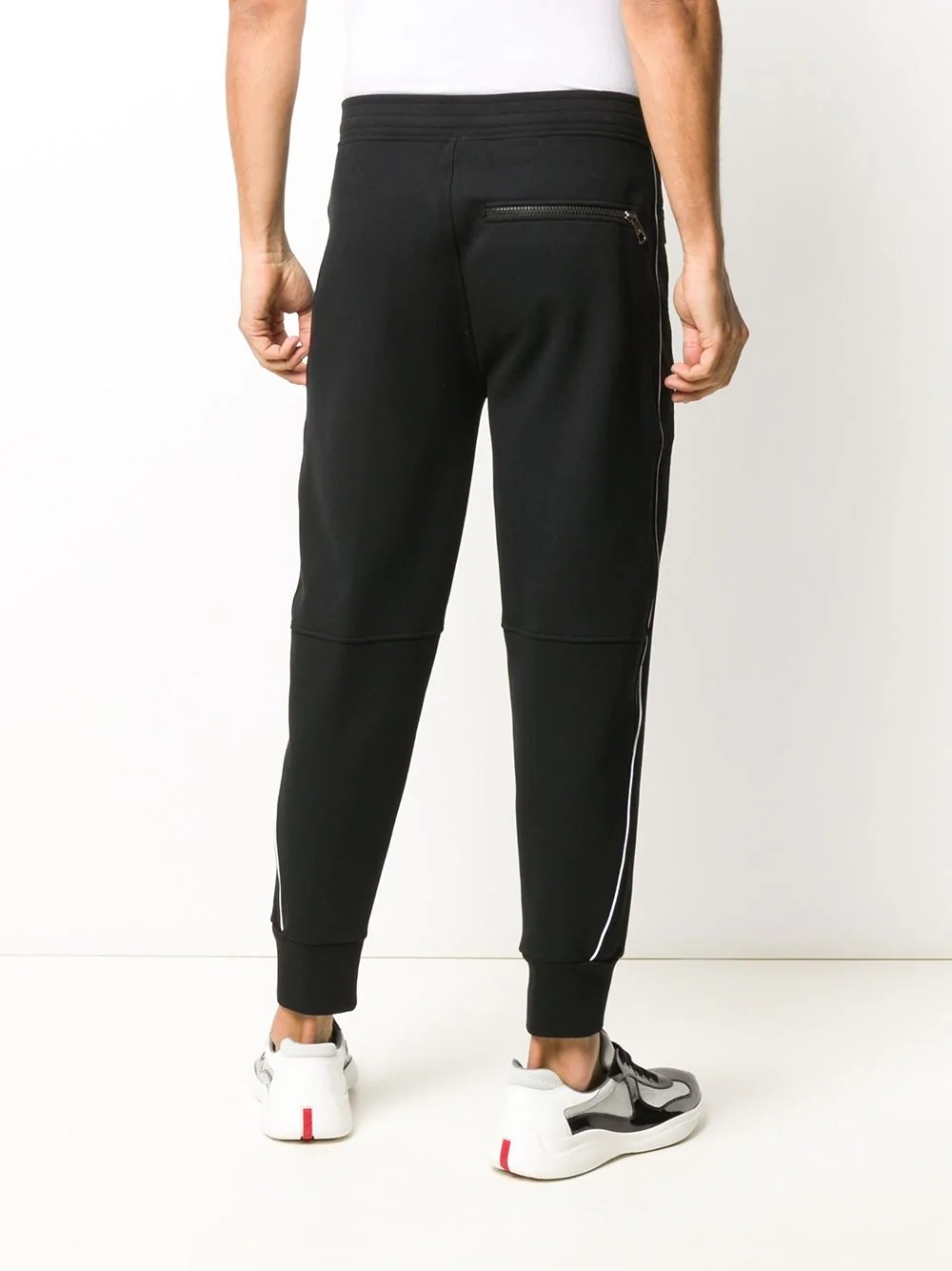 side-panel track pants - 4