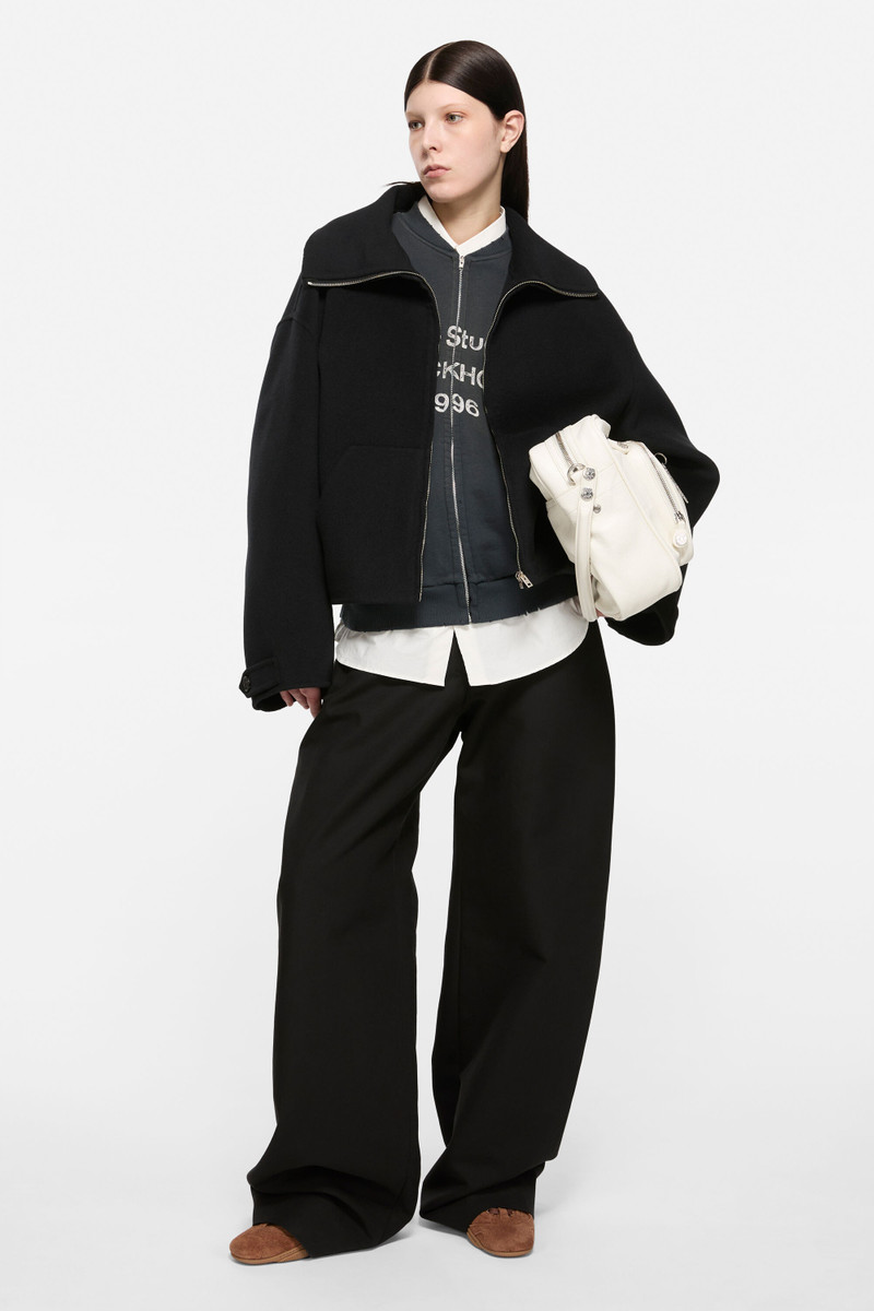 Acne Studios Wool zip jacket - Black outlook