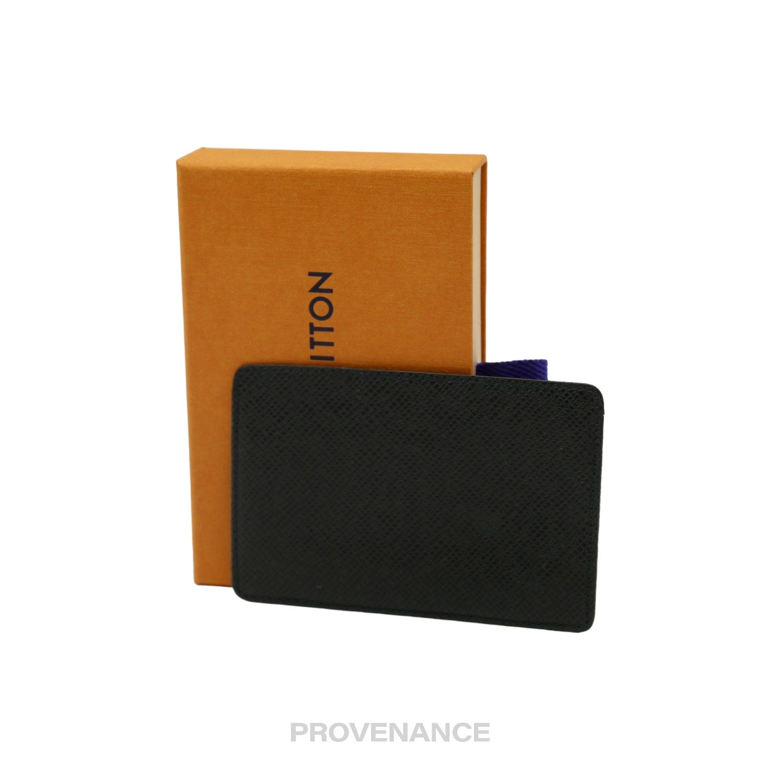 Louis Vuitton Card Holder Wallet - Taiga Epicea Leather - 2