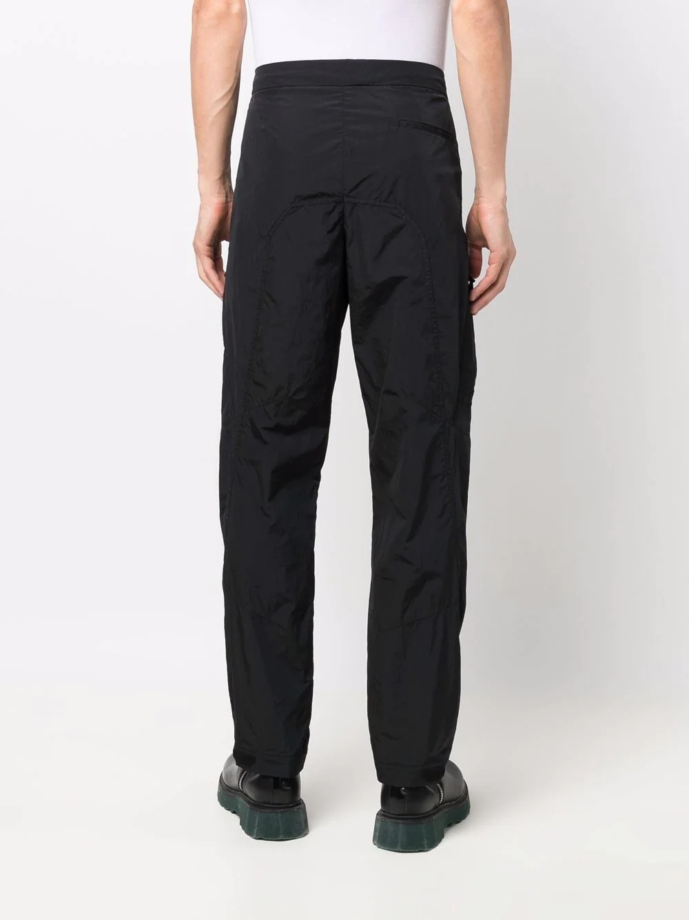 straight-leg cargo trousers - 4