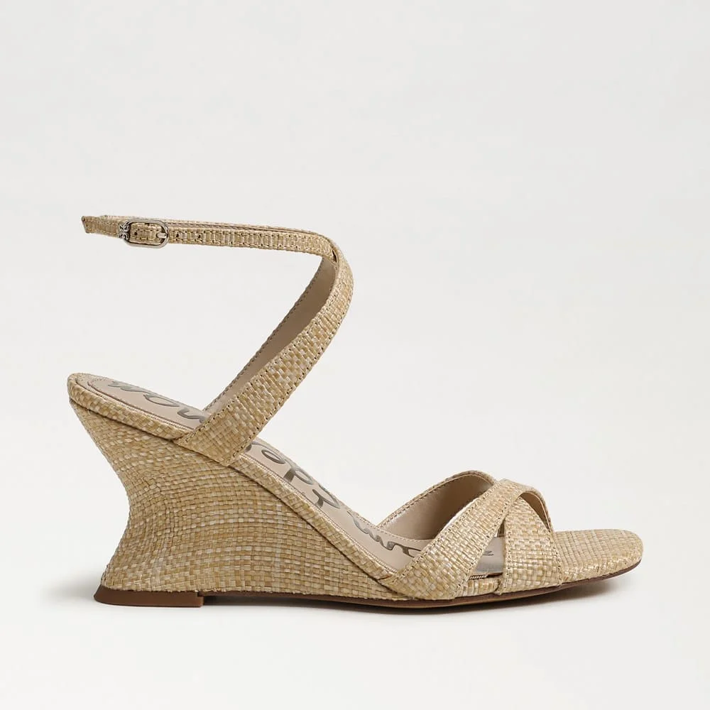 Davi Ankle Strap Wedge Sandal - 1