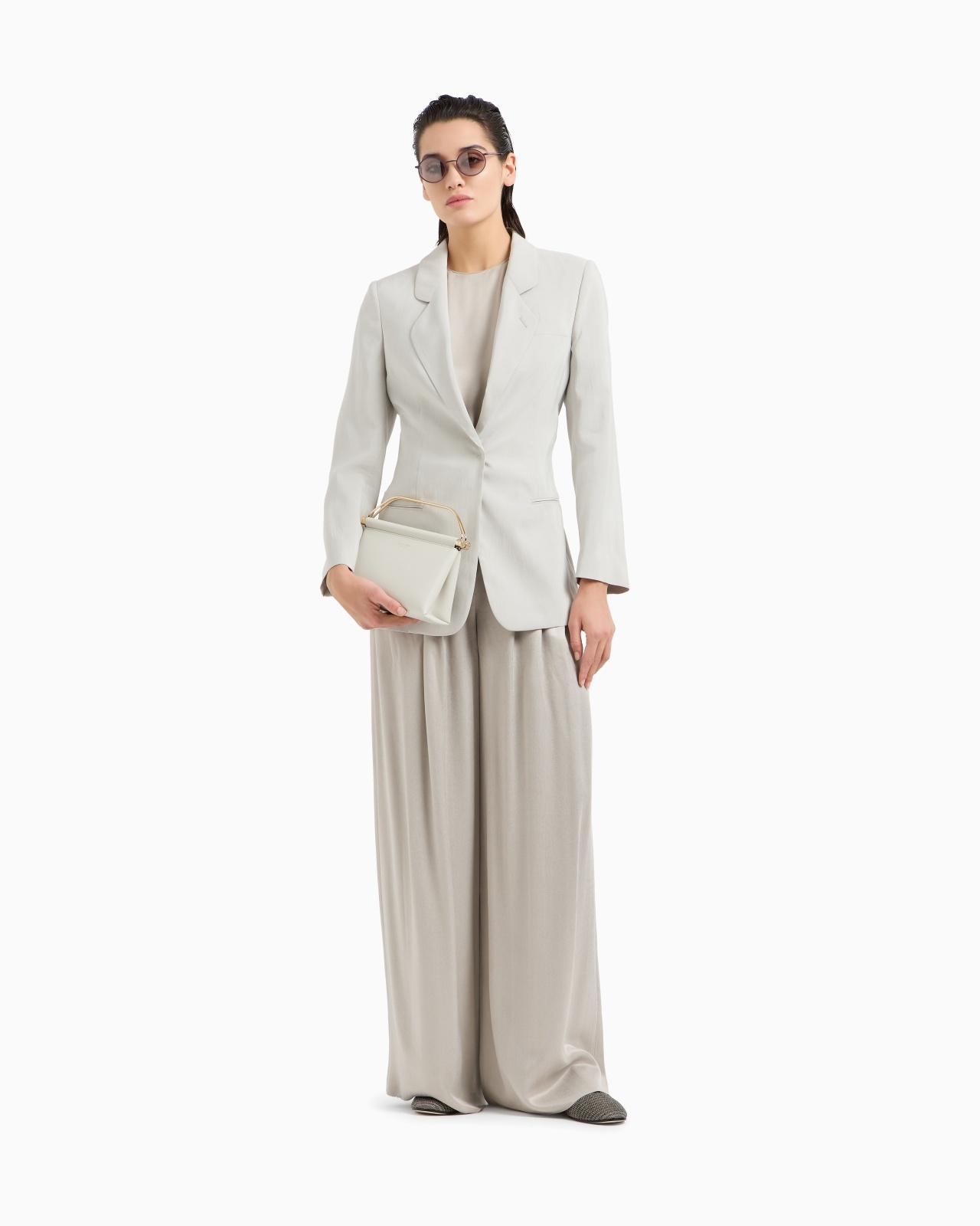 WASHED SILK SINGLE-BREASTED JACKET - 2