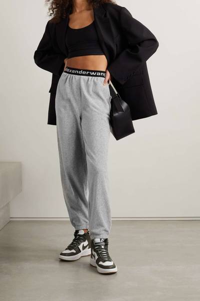 alexanderwang.t Stretch cotton-blend corduroy track pants outlook