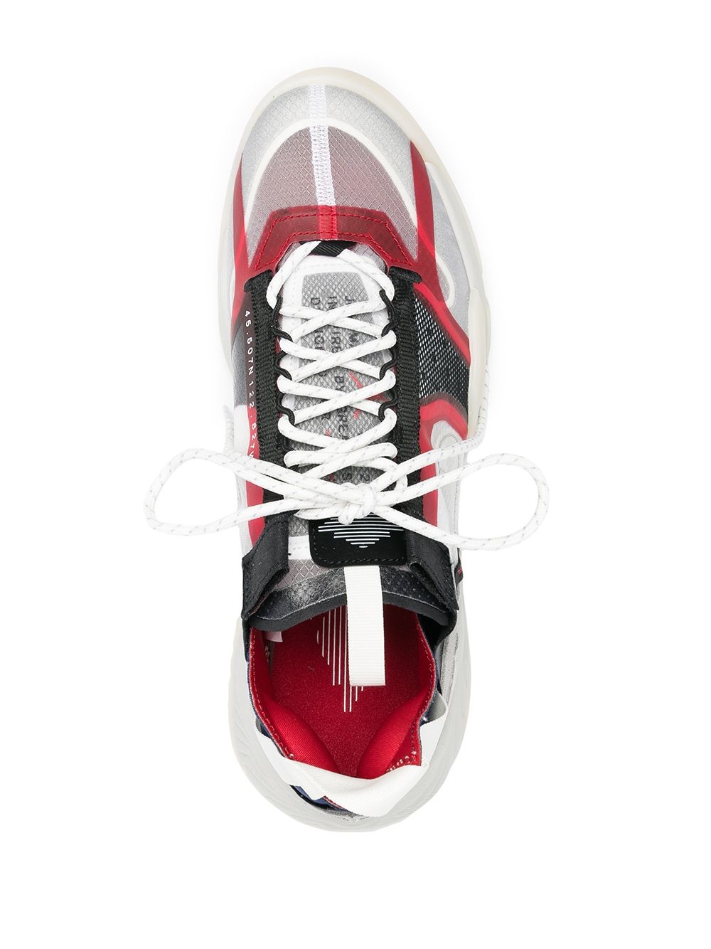 panelled design trainers - 4