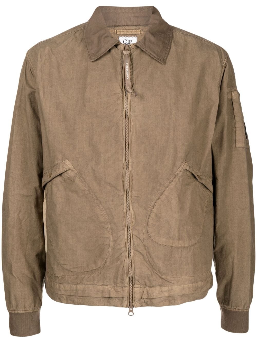 classic-collar bomber jacket - 1