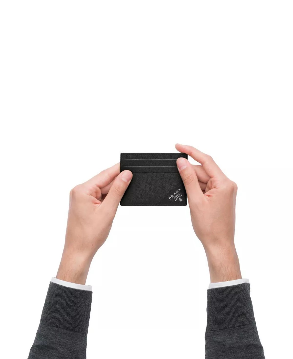 Saffiano Leather Card Holder - 3