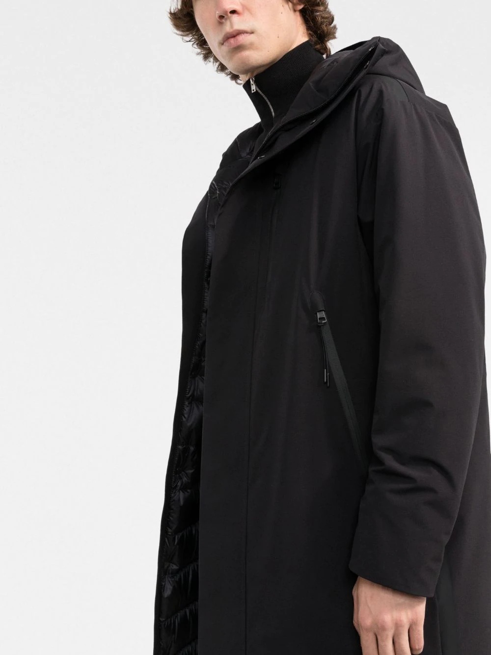 Merlet hooded long coat - 3