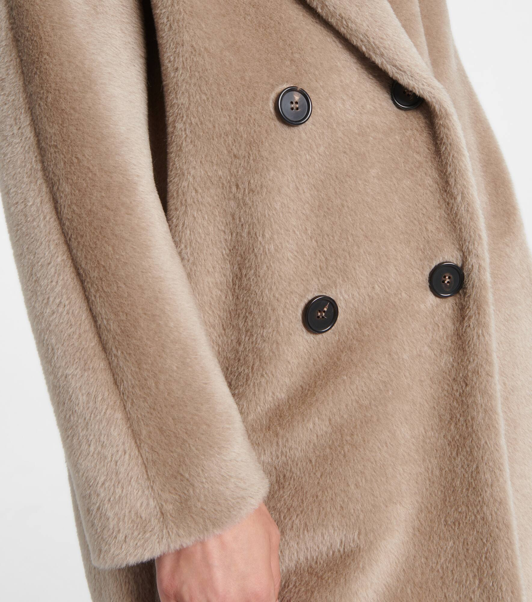 Roseto alpaca and wool coat - 5