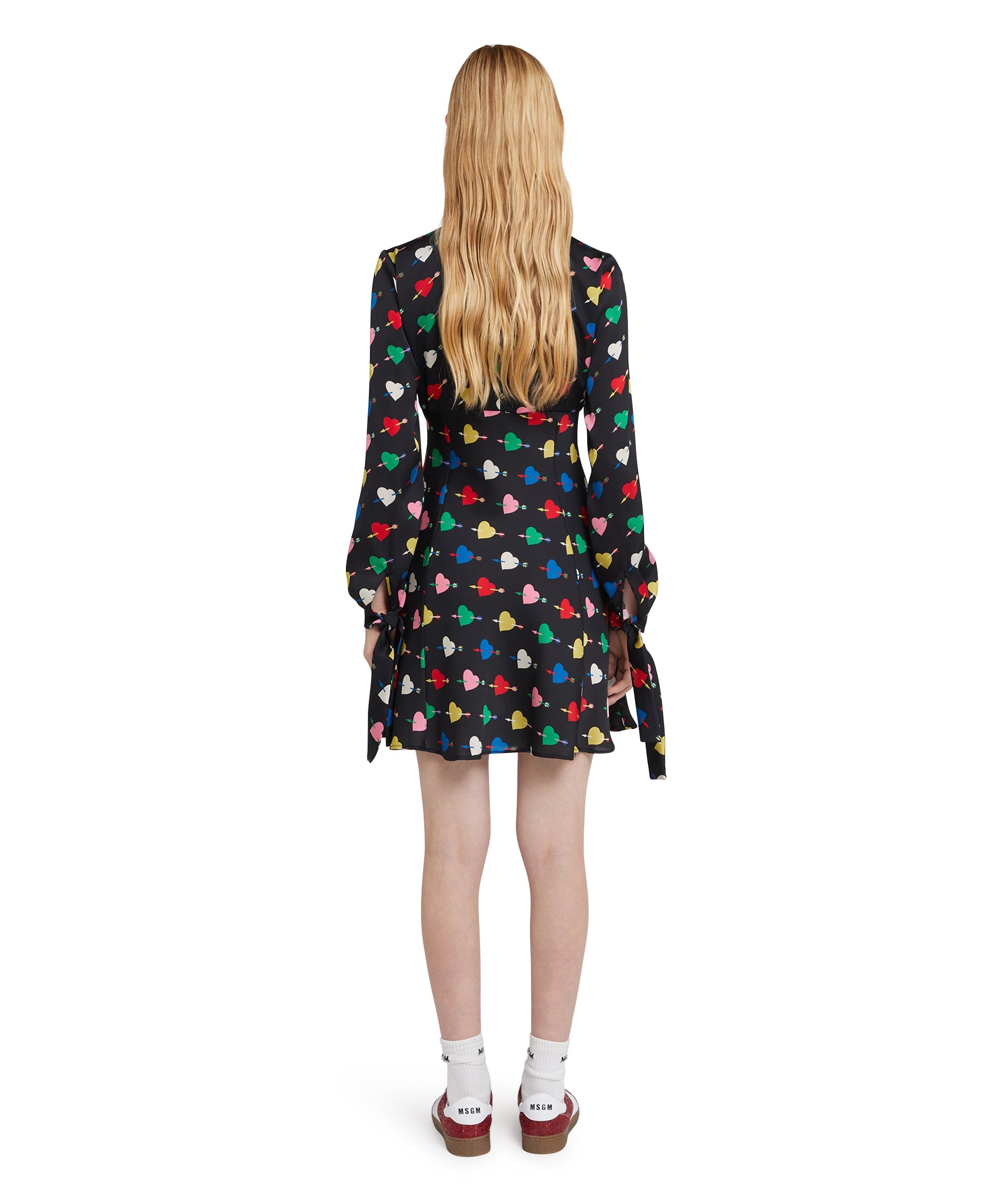 Dress with "Arrowed Heart Print" motif - 3