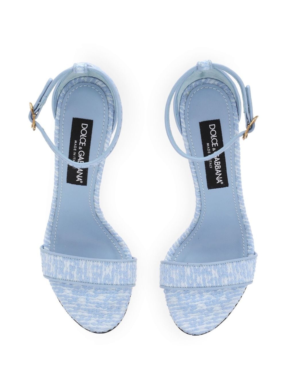 DG heel denim sandals - 4