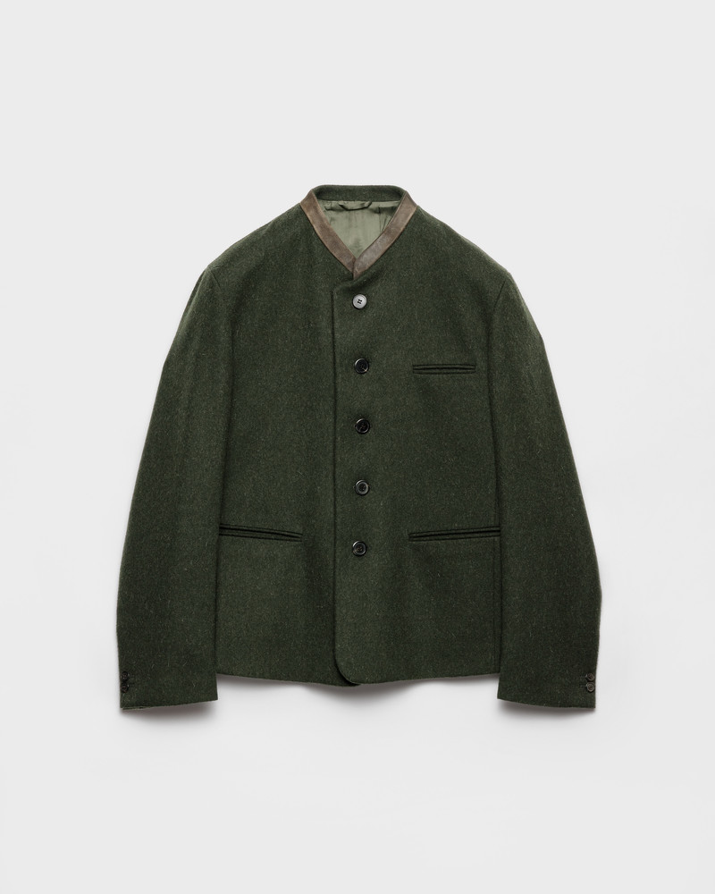 Single-breasted wool jacket 1