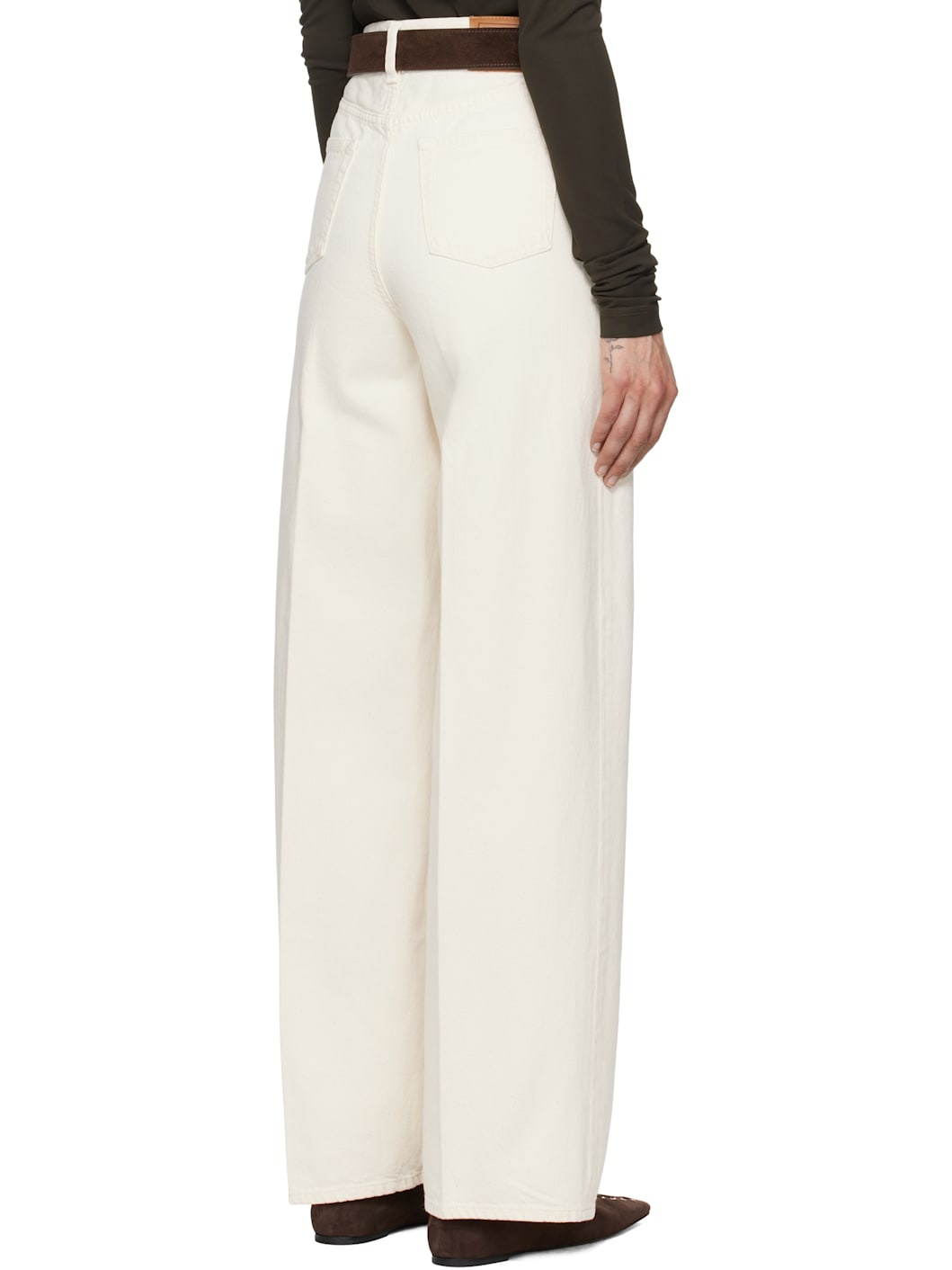 Off-White Wide Leg Jeans - 3