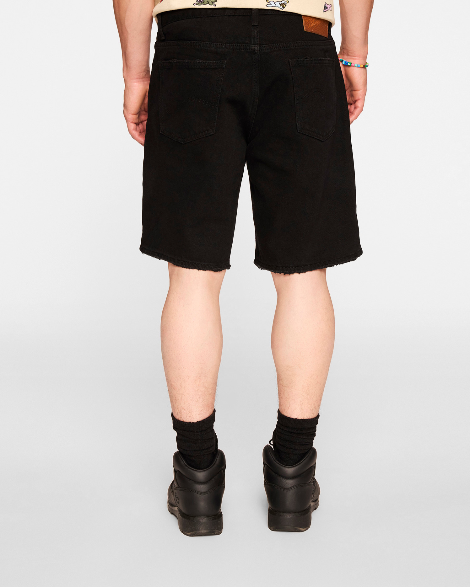 BLACK DOG JEAN SHORTS - 4
