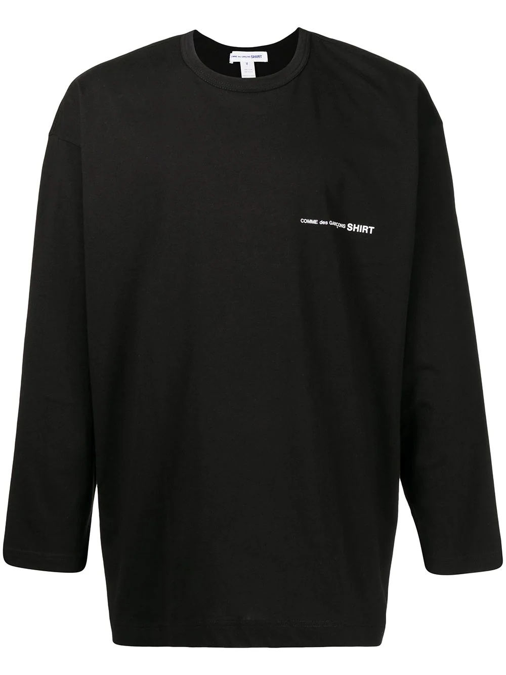 long-sleeve logo-print top - 1