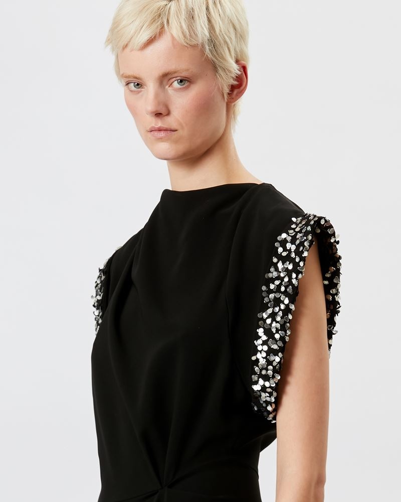 LERONIA MIDI SEQUIN DRESS - 3