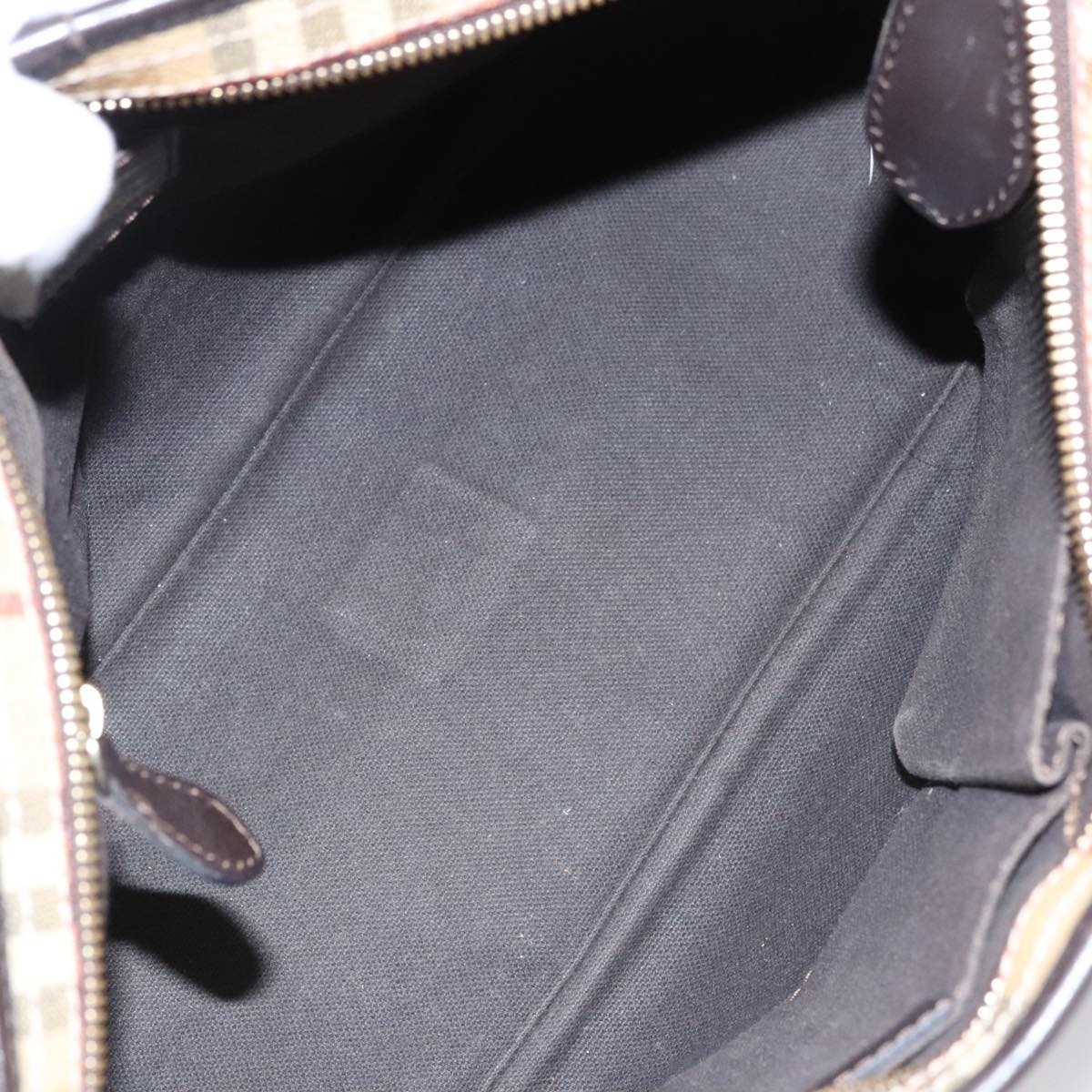 Burberry Nova Check Tote Bag Pvc Leather Beige - 11