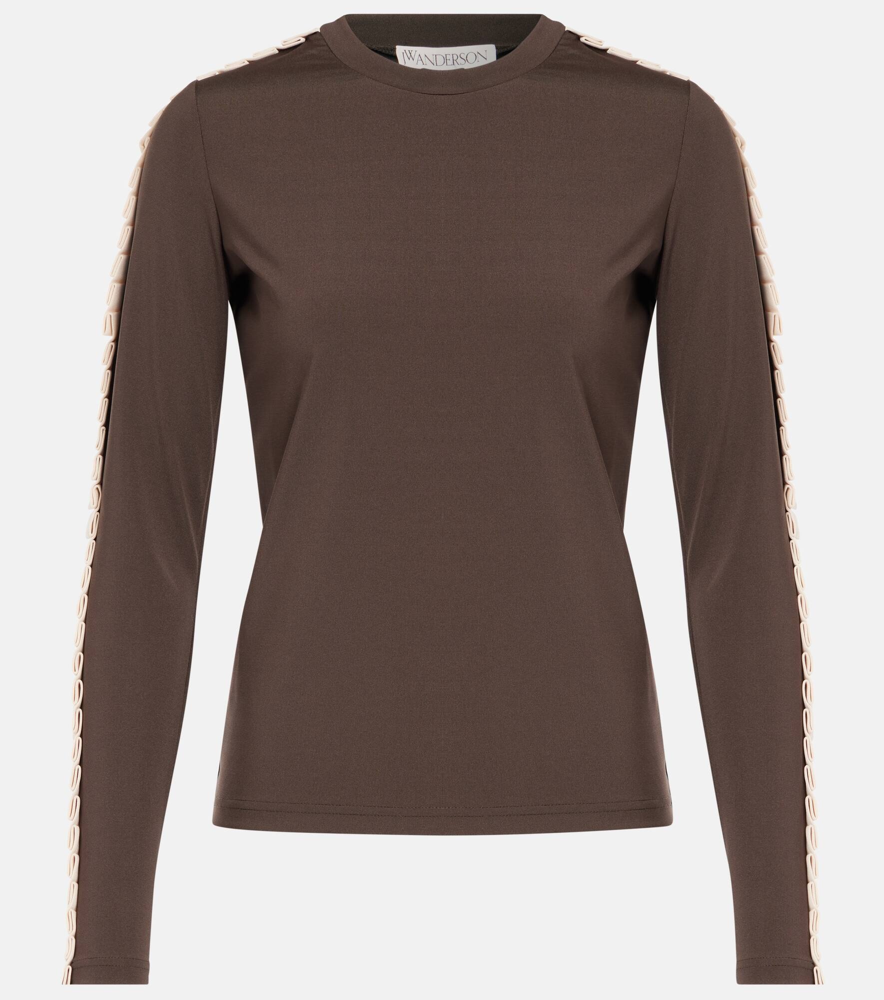Pleated jersey top - 1