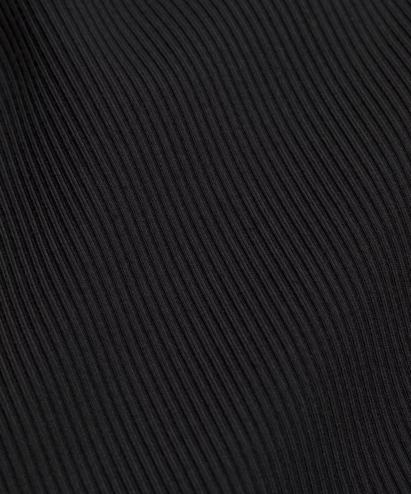 Nulu Ribbed Wrap-Front Long-Sleeve Shirt *Heart 7