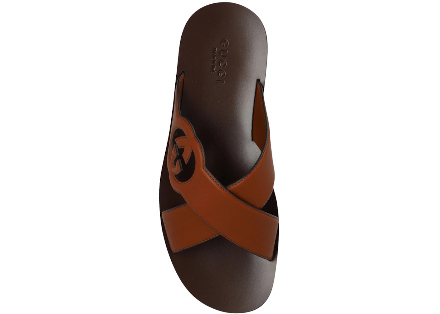 Gucci Interlocking G Slide Sandal Brown - 2
