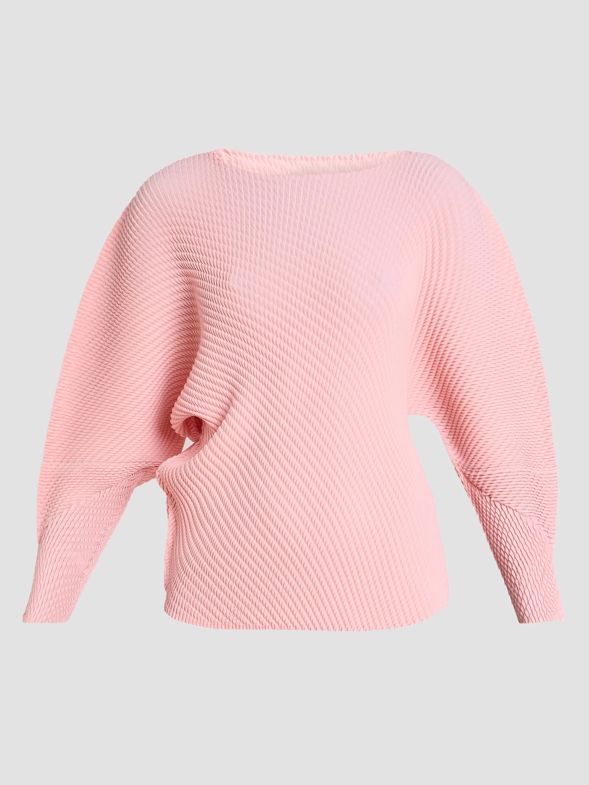 Women's Misty Pleats Top - Flamingo Pink - 1