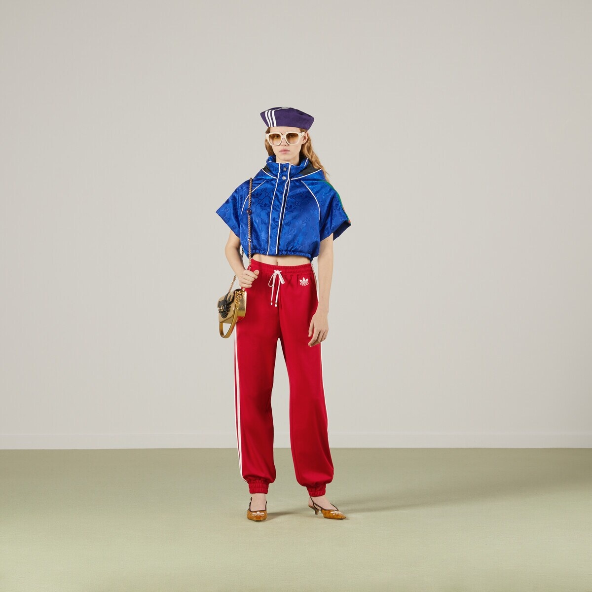 adidas x Gucci jersey jogging pant - 2