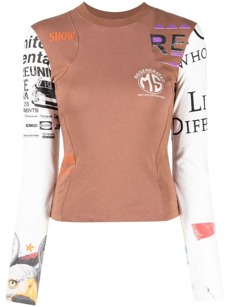 Regenerated graphic-print T-shirt 1