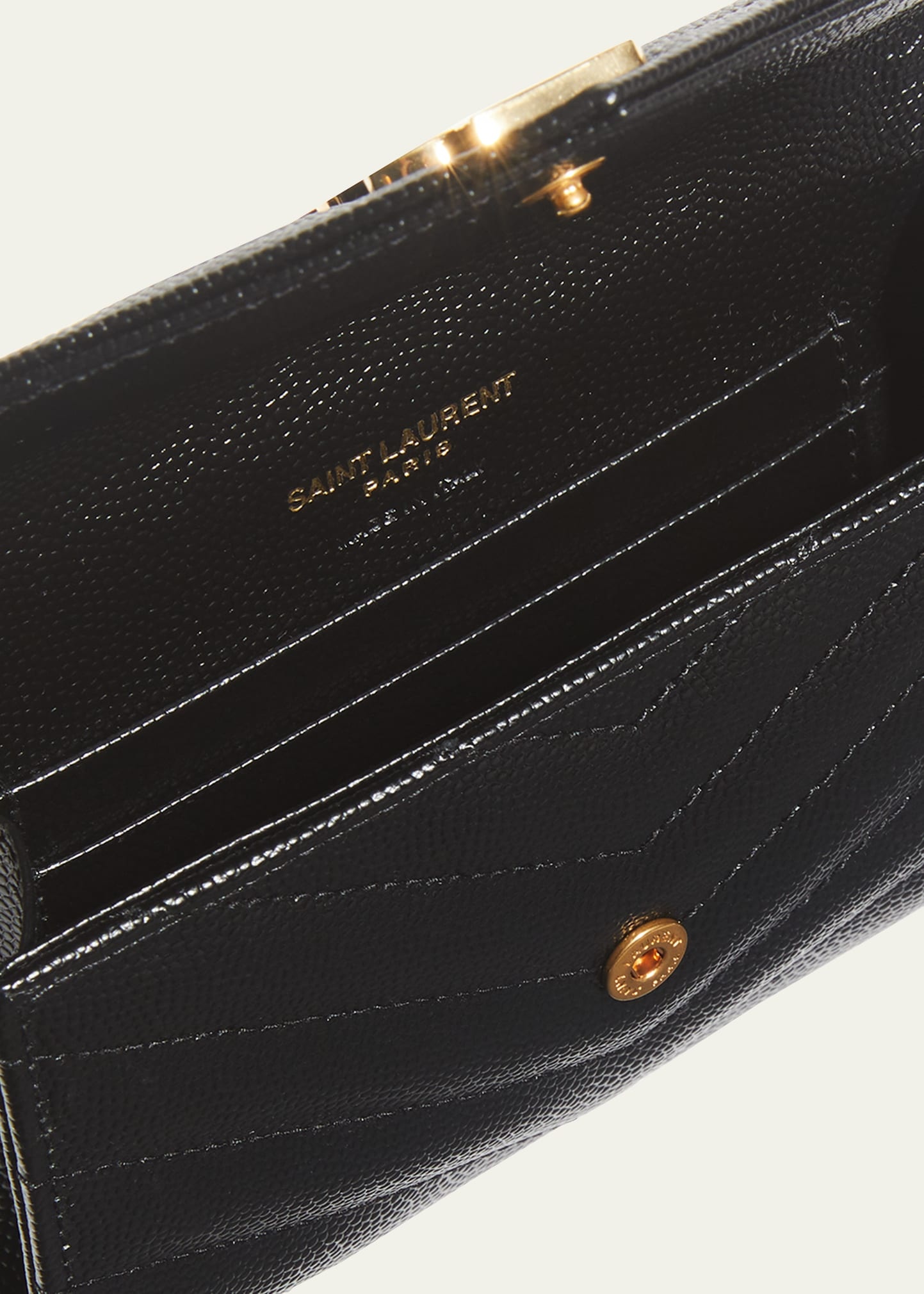 YSL Small Grain de Poudre Envelope Wallet - 4