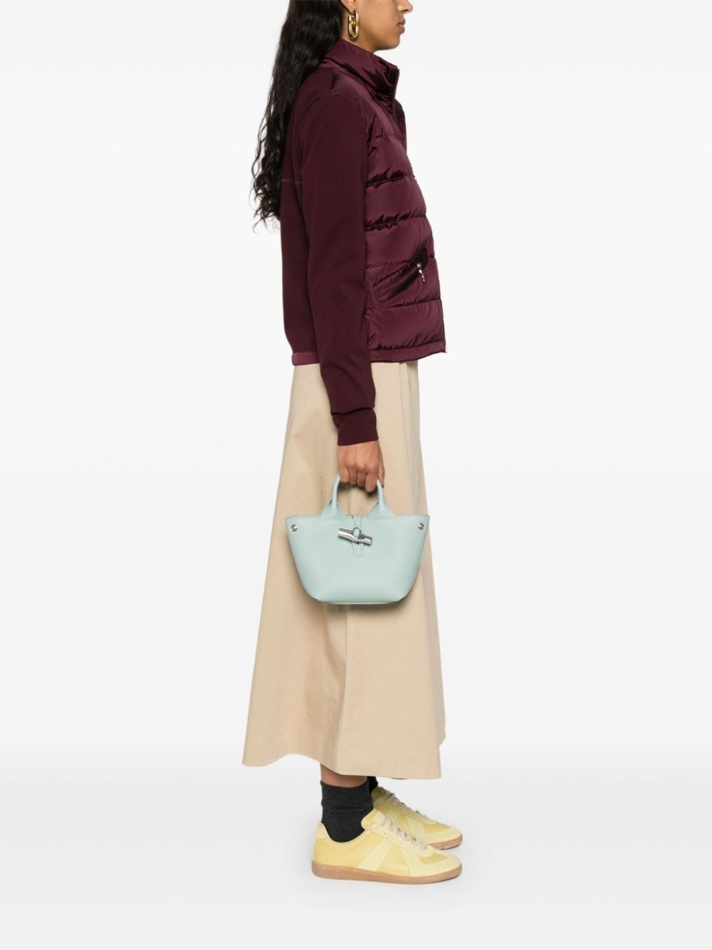 XS Le Roseau Essential leather bucket bag - 2